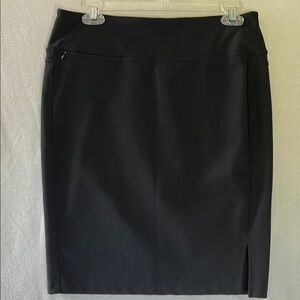 Duluth Trading Co Black Ponté Pro Skirt